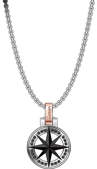 Collana Zancan Uomo Hi Teck in Acciaio Spinello EHC153 - EHC153